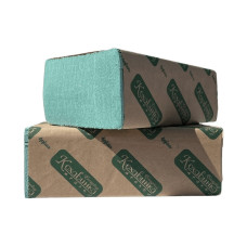 Рушник-вкладиш Р102 V склад. 22,5*22,5см 200шт зелені BASIC