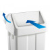 Урна для сміття з поворотною кришкою 50л MAX 5063 Урна для сміття з поворотною кришкою 50л MAX 5063