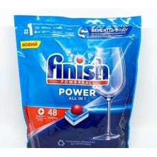 Finish Power All in1 48шт таблетки для посудомийних машин
