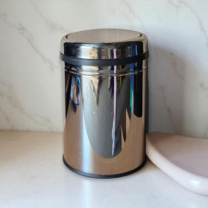 Відро з нержавіючої сталі, з поворотною кришкою, глянець 16 л 0132 Відро з нержавіючої сталі, з поворотною кришкою, глянець 16 л 0132