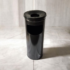 Урна -Пепельница, метал пофарбований 23 л чорна 0281В Урна -Пепельница, метал пофарбований 23 л чорна 0281В