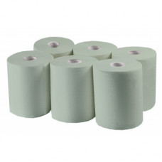 Рушники рулонні Midi зелені одношарові Україна P152