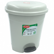 Відро для сміття з педаллю Planet №2 6 л сіре