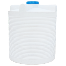 Ємність 5000 л вертикальна ПБ біла 1402