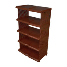 Полиця для взуття Ратан, коричнева (31*48*85 см), ТМ PROFF 2601820 Полиця для взуття Ратан, коричнева (31*48*85 см), ТМ PROFF 2601820
