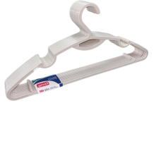 Вішалки "Slim", пластикові (набір 12 шт.), бежеві 2601827Be