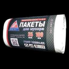 Мішки для сміття Z-BEST-44137 білі 35л 100шт