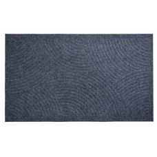 Килимок під двері без кромки, з малюнком "Круги", сірий, 40х60 см 5013Gry Килимок під двері без кромки, з малюнком "Круги", сірий, 40х60 см 5013Gry