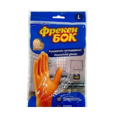 Рукавички ФБ помаранчеві NEW з бавовн. напил. р.L, пара