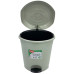 Відро для сміття з педаллю Planet №2 6 л сіре 10338 Відро для сміття з педаллю Planet №2 6 л сіре 10338