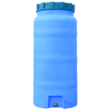 Бочка 100 л вертикальна блакитна