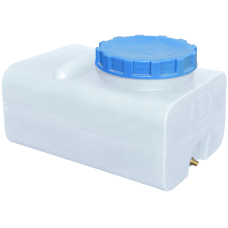 Бак 100 л квадратний ГК білий