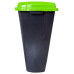 Бак для сортування сміття 70 л Planet "Скло" антрацитовий-зелений 20485