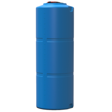 Ємність 2000 л вузька вертикальна кришка з клапаном синя