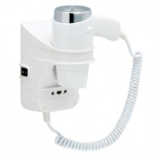 ФЕН CLIPPER 1400W С БРИТВЕНОЙ РОЗЕТКОЙ 230V БЕЛЫЙ / ХРОМ*