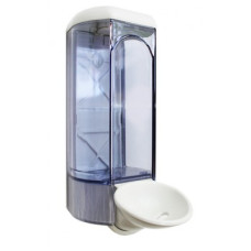 Дозатор рідкого мила пластик прозорий ліктьовий 630