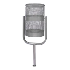 Урна металева стаціонарна U-обр. 38л