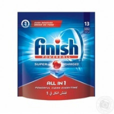 Таблетки для посудомийних машин All in 1 13шт/уп Finish 