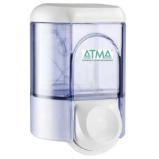 Дозатор рідкого мила пластик прозорий / білий A56101