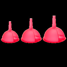 Воронка набір 3 шт рожева 5274