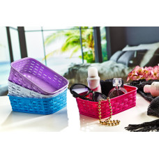 Кошик під ротанг мала кремова 5542