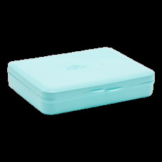 Коробка для гігієнічних прокладок бірюзова 5602