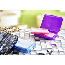 Коробка для гігієнічних прокладок рожева 5603