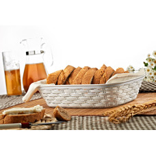 Хлібний кошик під ротанг бежева 5267