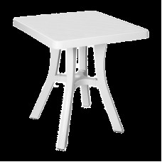 Стіл квадратний Irak Plastik Royal 70x70 см білий 5735