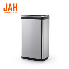 Сенсорне відро для сміття JAH 30 л прямокутне з внутрішнім відром срібний металік 6396