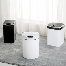 Сенсорне відро для сміття JAH 12 л прямокутне біле 6408