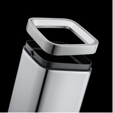 Відро для сміття JAH 8 л срібний металік без кришки з внутрішнім відром 6332