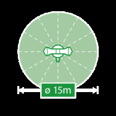 Дождеватель / ороситель HoZelock 2510 спринклерный круговой 177 м²