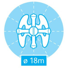 Дождеватель / ороситель HoZelock 2520 спринклерный круговой Plus 254 м²
