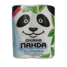 Рушники паперові "Сніжна Панда" 4 рулони