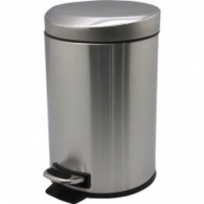 T-Y8005SS Ведро из нержавеющей стали с педалью и фигурной крышкой, матовое, 5 л. T-Y8005SS Ведро из нержавеющей стали с педалью и фигурной крышкой, матовое, 5 л.