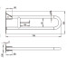 Поручень для осіб з інвалідністю відкідній MEDINOX зі стопором BG0900CS BG0900CS  