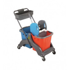 Візок для прибирання пластиковий CK756 + лоток   SS780